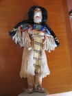 Pair of handmade Sioux dolls with beading in EUC from 1970s, ? human hair — photo 4