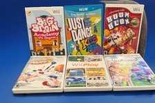 Nintendo Wii 6 Games My Sims Wii Play Just Dance Boom Blox Game Party Big Brain