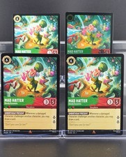 Disney Lorcana Mad Hatter - Unruly Eccentric 94/204 Archazia's Island - 4 Cards
