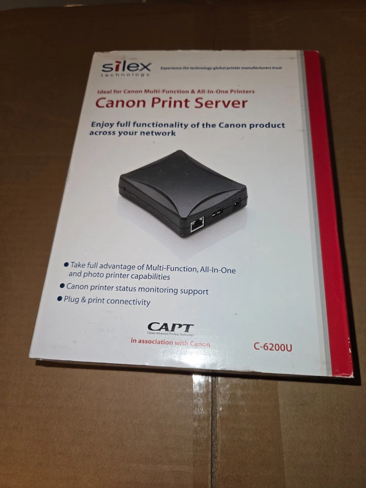 Canon-Printserver C-6200U von PRICOM (USB-Printserver, USB-to-LAN)
