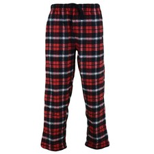 Mens Pyjama Flannel Check Bottoms Cotton PJ Pants Lounge Nightwear 1Pack Trouser