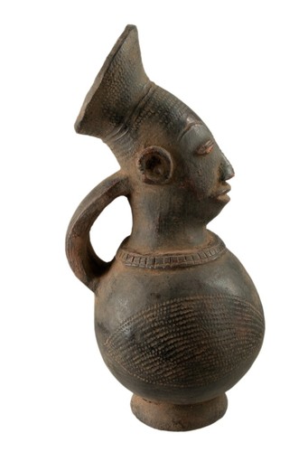 Mangbetu Jar 26 cm - Clay Vase - African Pottery 17404 - Picture 6 of 11