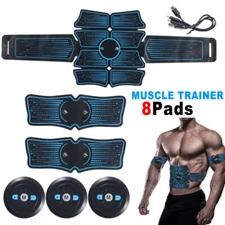 Rechargeable Abdominal Muscle Stimulator Trainer  Abs Fitness Excersize Gear