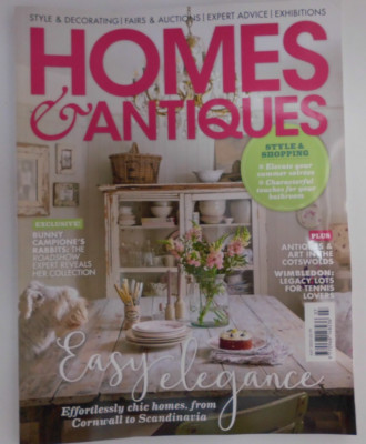 Homes & Antiques Magazin Juli 2025 mühelos schick; Cornwall nach Skandinavien