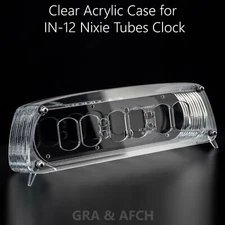 Acrylic Case for IN-12 Nixie Tubes Clocks