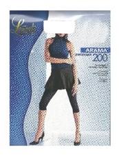 Pantacapri women LEVANTE socks 200 den microfiber cotton gusset item ARAMA 200 P