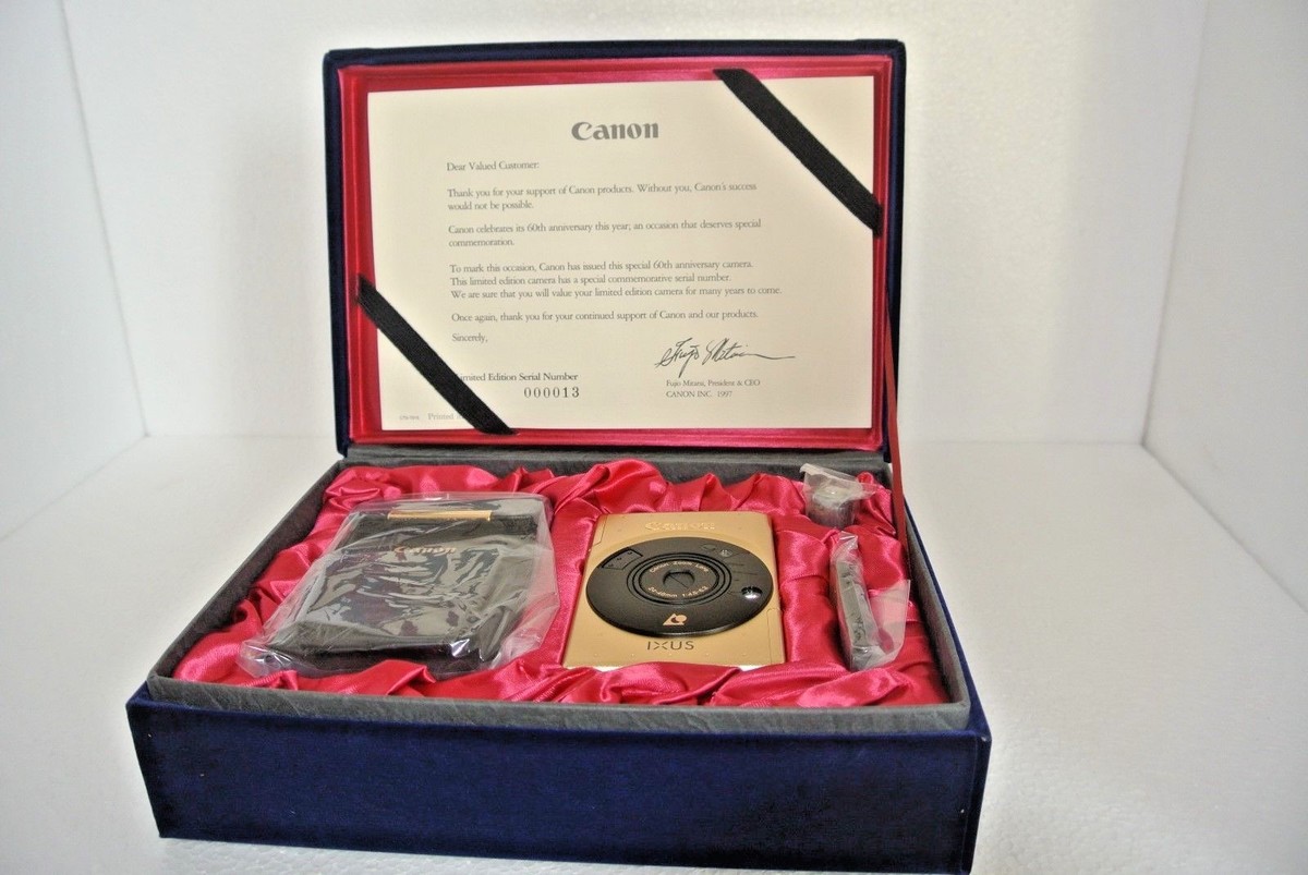Canon Ixus ELPH Gold Limited Edition 60th Anniversary # 828 | eBay