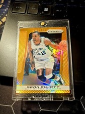 2013 Prizm orange Sean Elliott! SSP /60! Mint n clean! 🔥 rare! One Touch Inc!