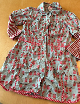 CAKEWALK GIRLS SPIRIT FLORAL STRIPE DRESS SZ 3 EU 98