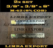 2 PCS SET 3/8" x  3/8" x 8"  HSS Square Tool Bit M-42 (8% Cob) Lathe Fly Cutter