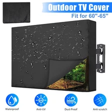 Waterproof Outdoor TV Cover 60-65 inch Weatherproof Outside Television Protector