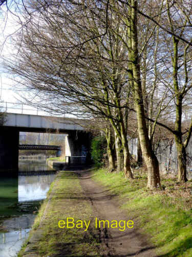 Photo 6x4 Canal towpath at Deepfields near Coseley, Dudley Birmingham Can c2016 - Picture 1 of 1