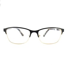 Chelsea morgan CM8005 bk/g Eyeglasses Frames gold black metal 53-15-140