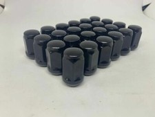 For Toyota Land Cruiser 1989-1997 80 Series Steel Wheel. 24 Black Wheel  Nuts