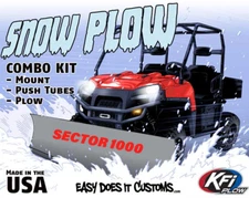 HISUN SECTOR 1000 / 1000 CREW - KFI UTV 72" Snow Plow Combo Kit