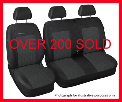 Vauxhall Vivaro Sportive (2014-2019) Tailored Front Seat Covers - Blac