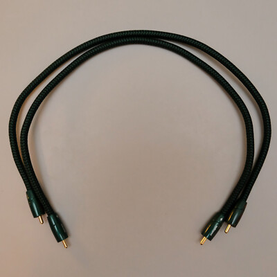 AudioQuest Chicago RCA (Paar) Cinch-Kabel Stereo-Set 0,50m   Top Zustand!