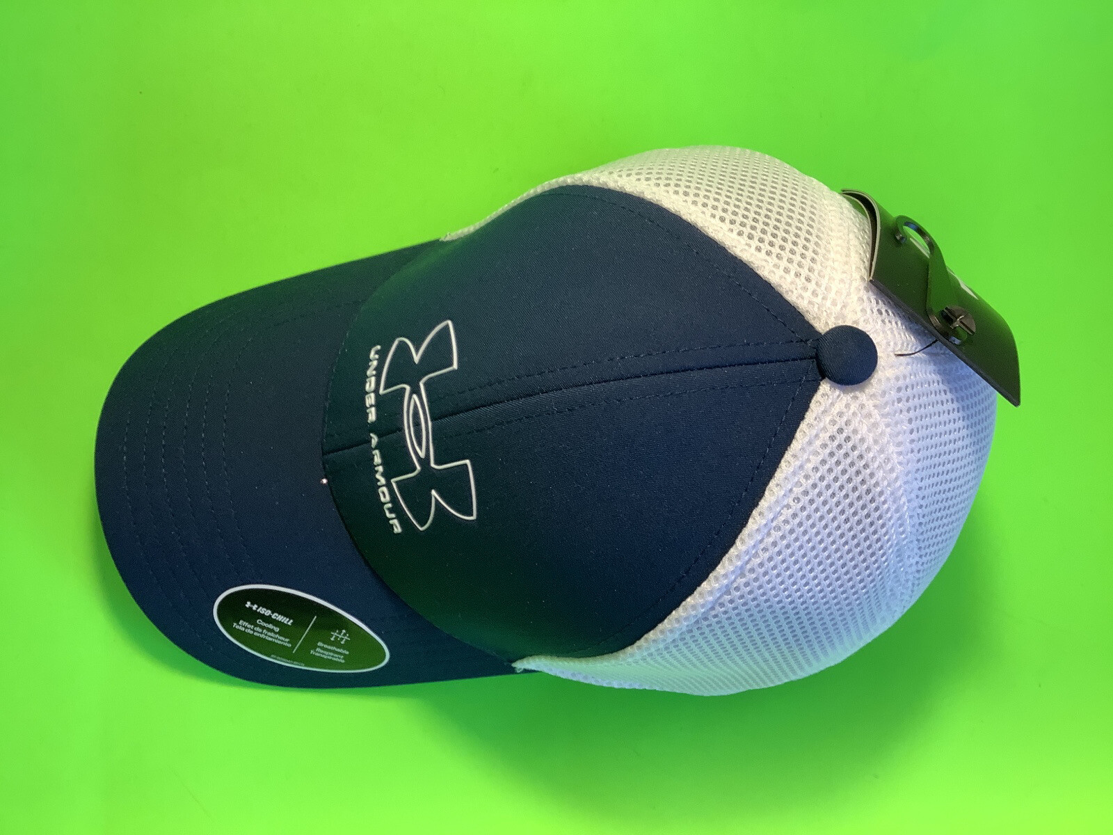 UNDER ARMOUR ISO-CHILL Cooling Technology Men’s Hat Cap Size L /XL Navy Blue NEW thumbnail 8