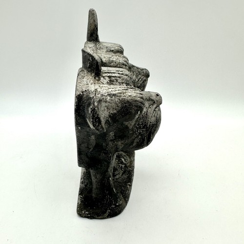 Vintage Scottish Terrier Dog Cast Iron Doorstop Bookend Scottie Dogs - Picture 4 of 7