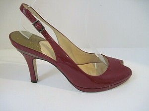 cole haan peep toe slingback pumps