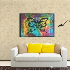 Indian Wall Hanging Tapestries Cotton Handmade Mandala Hippie Home Decor 40x30"