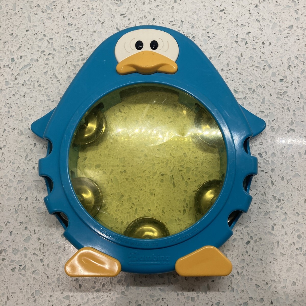 Vtg Bambina JAPAN Tambourine 1984 Zen-on music Penguin Duck