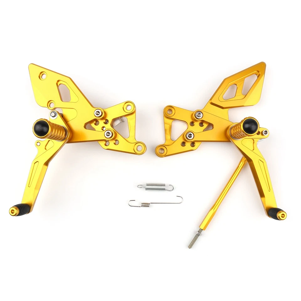 Rearsets Rear Sets Footpegs Footrest Gold For Yamaha YZF R25 R3 2014-2016 #8 Foto 2 de 4