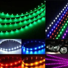 6pcs/set LED Strip Under Car Tube Underglow Underbody Glow System Neon Light USA