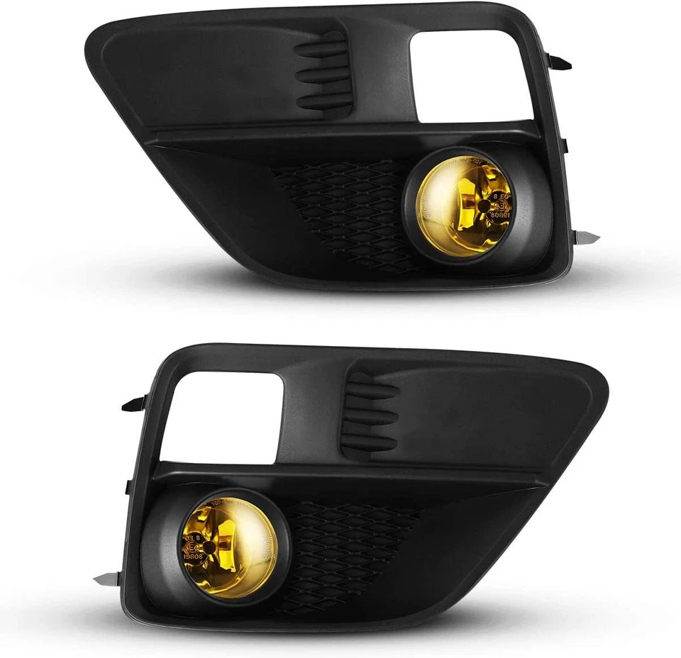 Bumper Fog Lights For 2015 2016 2017 Subaru WRX STI Wiring Switch Kit Yellow Len Foto 2 de 4