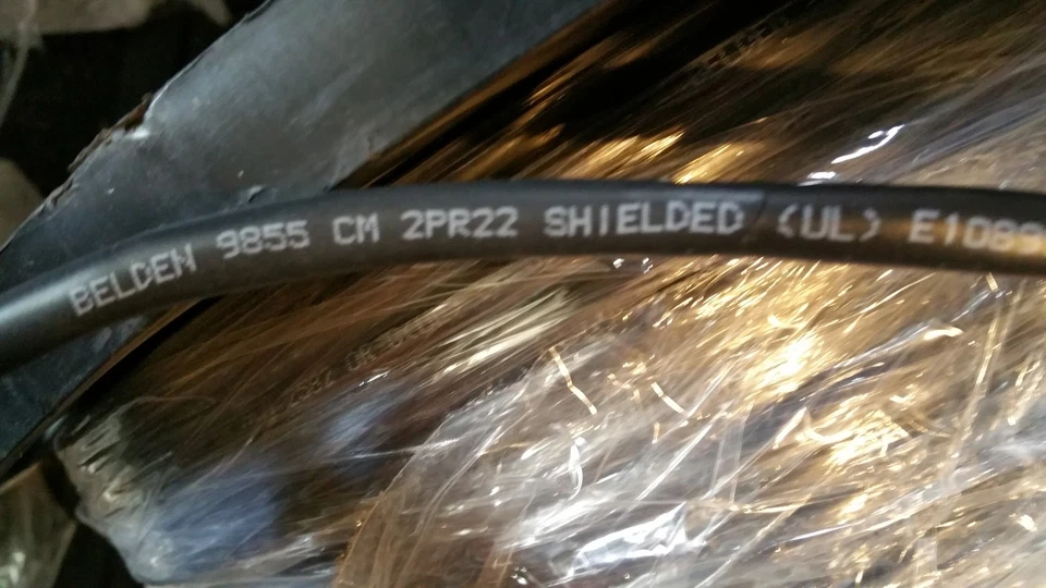 Belden Wire 9855 22/2P Shielded Twinaxial 100 Ohm Computer POS Cable CM /25ft - Image 2 of 4