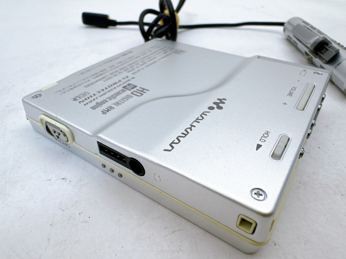 Sony Walkman MZ-E720 Silver Portable Minidisc Player with