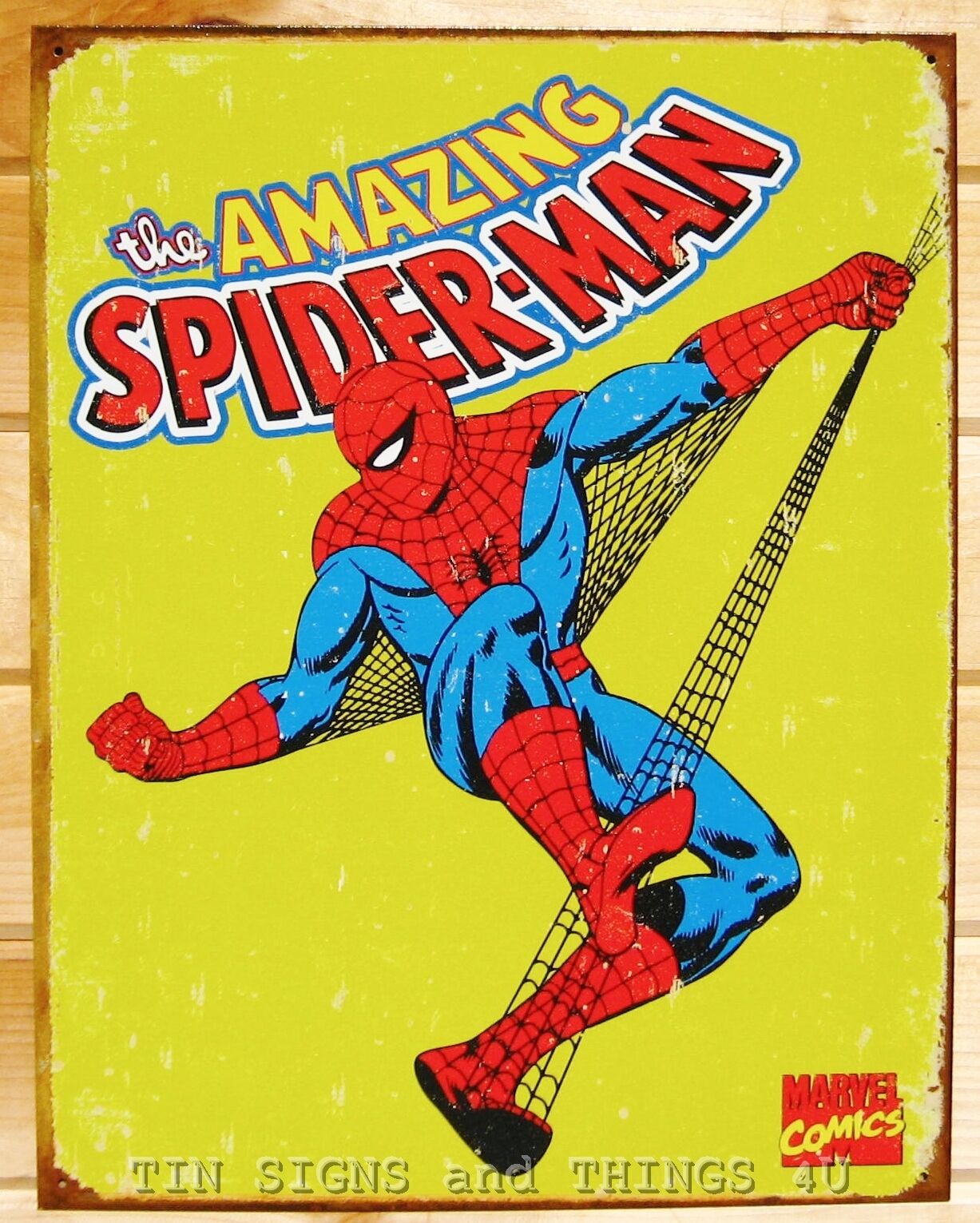  The Amazing Spider Man 2 Video Game Miles Movie Poster  Vintage Look Tin Metal Sign Wall Decoration 8x12 Inches: Posters & Prints