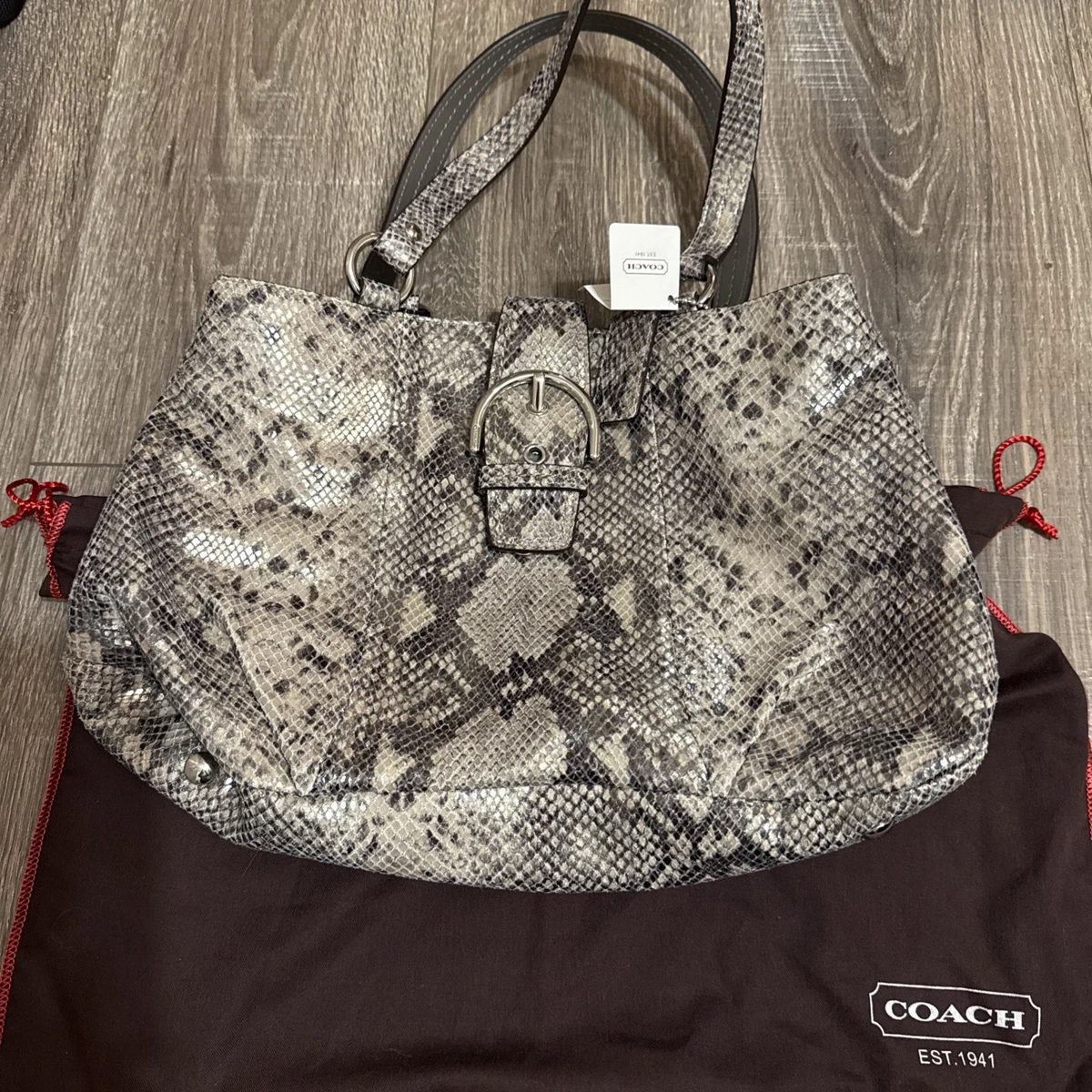 Coach Python Bags & Handbags for Women for sale | eBay