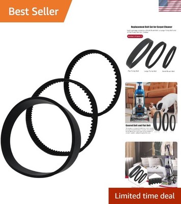 Essential Rubber Replacement Belts for Bissell ProHeat 2X Series Vacuum Cleaners