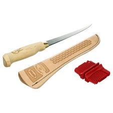 Rapala FLF6 Fillet Knife with Leather Sheath and Sharpener