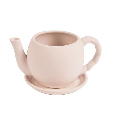 6 3/4'' x 4'' DIY Ceramic Teapot-Shaped Flower Planters - 12 Pc.