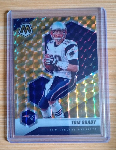 Tom Brady [Gold Mosaic] #137 2021 Panini Mosaic card