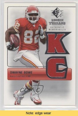 2007 SP Rookie Threads Rookie Threads Dwayne Bowe #RT-DB READ 0af