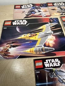 Lego Star Wars vintage Instruction Manuals only Lot 7667 7668 7660 7657 7656