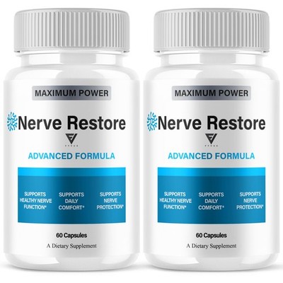 (2 Pack) Nerve Restore Advanced Formula, NerveRestore Max Health (120 Capsules)