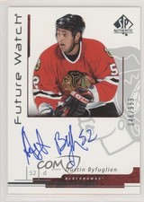 2006-07 SP Authentic Future Watch Auto 46/999 Dustin Byfuglien #173 Auto 0c3