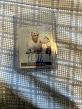 2025 Leaf Metal Hockey Legends Mini Autograph Chris Chelios 8/10 SSP Rare Mint