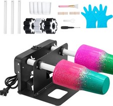 Cup Turner Tumbler Spinner Double Matal Frame Crafts Cuptisserie for DIY Epoxy