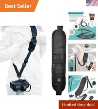 Comfortable 32-44 Inch Camera Shoulder Strap - Essential Gear for Photographers