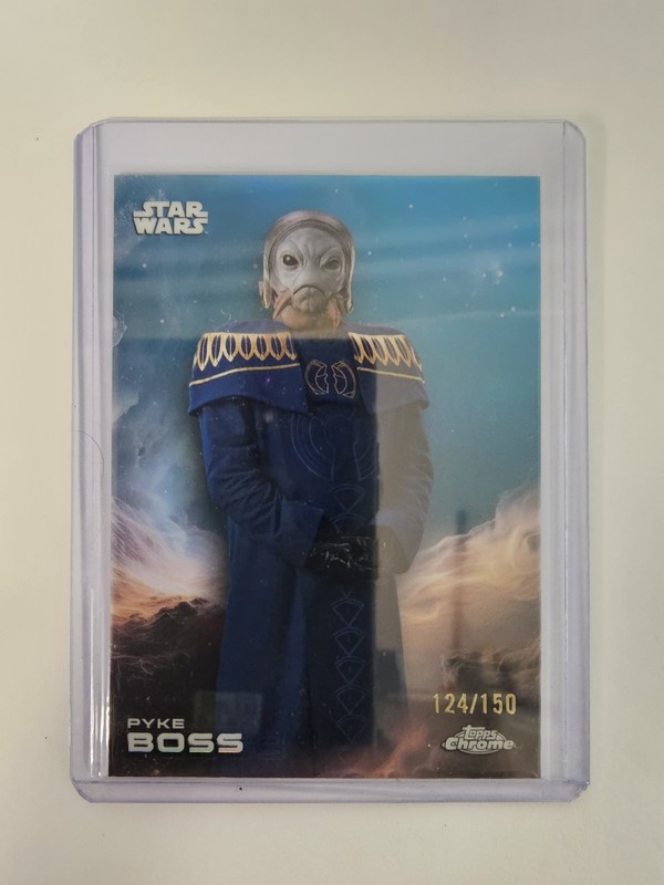 2025 Topps Chrome Star Wars - #149 Pyke Boss (Blue - 124 / 150)