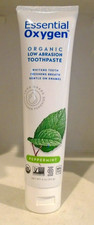 Essential Oxygen Organic Low Abrasion Toothpaste Peppermint 4 oz NWOB