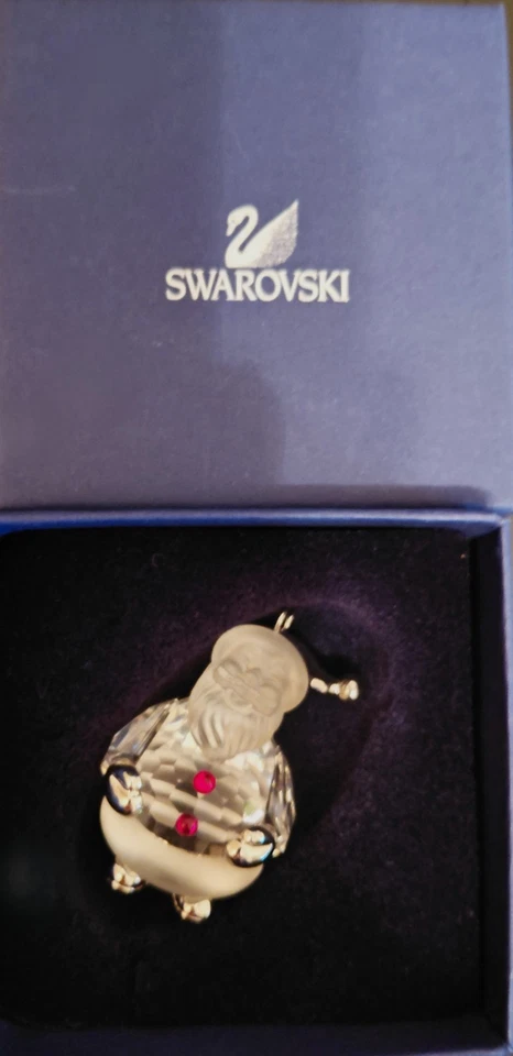 Swarovski Figur 665031 Weihnachtsmann, Nikolaus, Ornament 4 cm, neuwertig - Bild 2 von 4