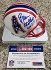 Bruce Matthews Signed Autographed Riddell Houston Oilers Mini Helmet PSA DNA COA