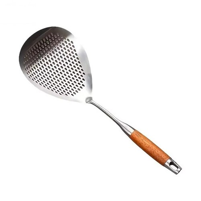 #ad Stainless Steel Fine Mesh Skimmer Short Handle Dumpling Soup Strainer Scoop $14.99
