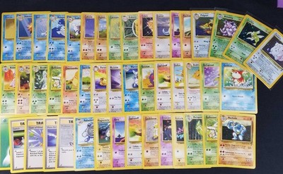[LP/NM] Incomplete Base Set 2 47 Cards 4 Holos Clefairy Nidoking Scyther Pidgeot